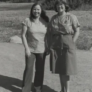 Ruth Meadows and Mary Sheldon 1981