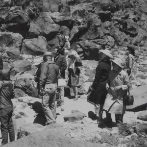 Desert field trip to Coso Range, Spring 1969
