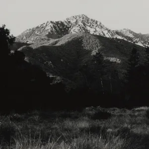 La Cumbre Peak viewed from SBBG Meadow