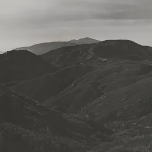 view from Depression Drive, Gibraltar Road, Santa Barbara