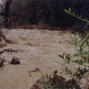 Mission Creek above Mission Dam