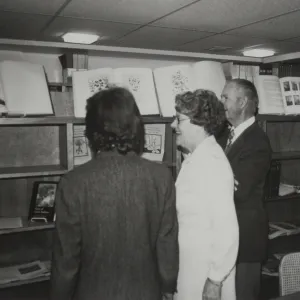 Katherine Muller at Reading Room Opening