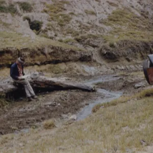 Clif Smith fossil finding, Santa Cruz Island
