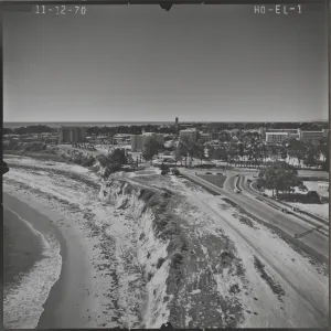 UCSB in 1970, aerial photo taken from east entrance