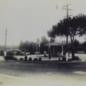 Early Gas Station at Anapamu and Milpas Streets