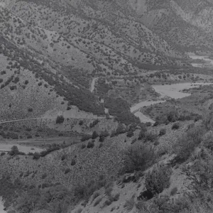 Santa Barbara Canyon, from the air