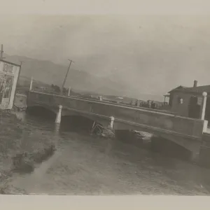 Bridge over Creek in Early Santa Barbara c. 1914