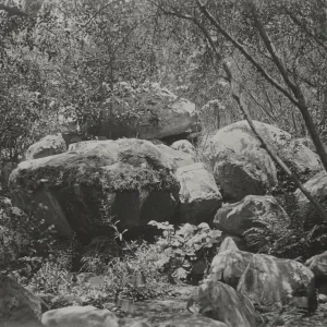 boulder formation in Mission Canyon