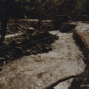 Mission Creek above Mission Dam