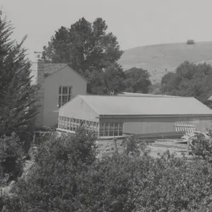 Administrative center and greenhouse, 1942