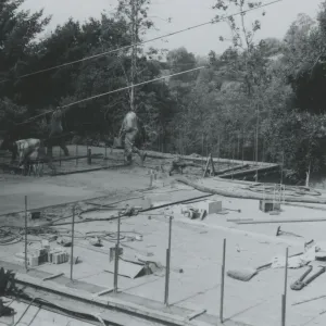 Herbarium construction looking southwest