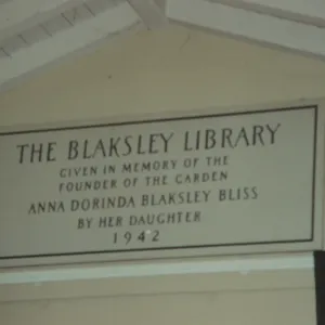 The Blaksley Library, sign in Library, 1942