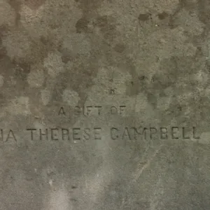 Ina Therese Campbell Bench, 1941, Campbell Trail