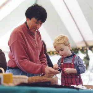 Children's crafts at Winterfest