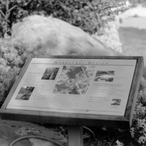 Hardscape Design interpretive sign