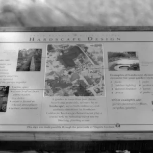 Hardscape Design interpretive sign