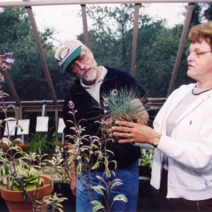 Visitors in nursery
