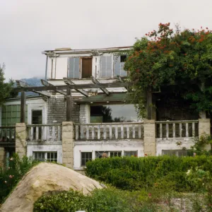 Gane House, rear, looking north
