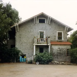 Gane House, front, 1200 Mission Canyon Rd., looking south