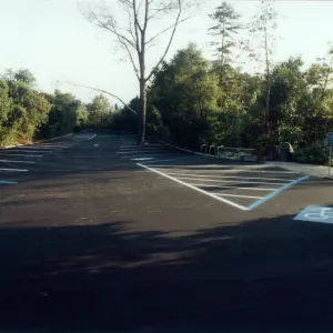 parking lot striping, probably around 1998