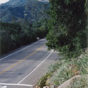 Mission Canyon Rd. nr. SBBG entrance