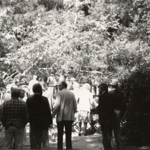 Dedication of Mission Dam railing