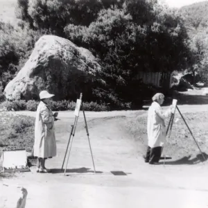 Artists in Garden
