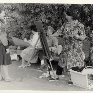 Artists in Garden