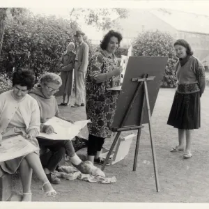 Artists in Garden