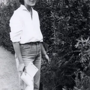 Carol Bornstein, Plant Propagator, preparing for plant sale