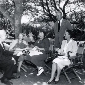 Board Members: far left: Selmar Bullard, standing back: Hariold Gladwin