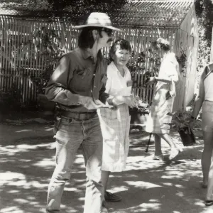 Volunteers - Garden Growers, Sean Hutchinson, Jean Palmer Carpenter, Spring Plant Sale, 1986
