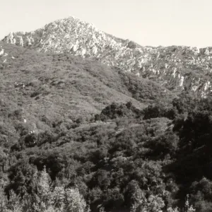 Mission Canyon: Tunnel Trail, spine up to Arlington Peak