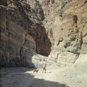 MRB and Lulu, Death Valley National Park, Titus Canyon