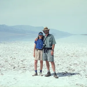 Carol & Owen at Badwater, Death Valley National Park