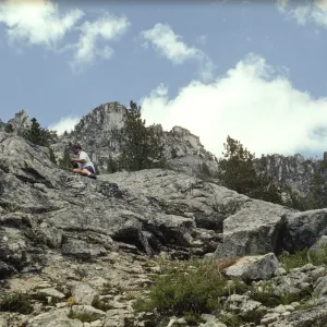 granite slope above Sugar Lake