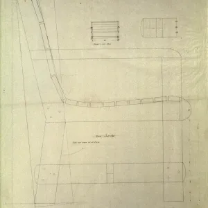 Lockwood de Forest drawing for FSD Garden Bench