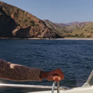 Santa Cruz Island from Boat