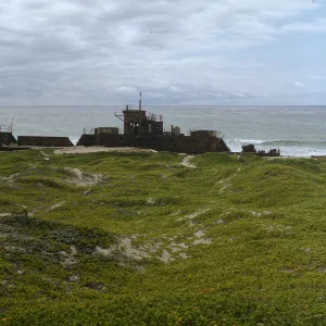 shipwreck on the beach, San Nicolas Island