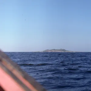 san Geronimo Island from boat
