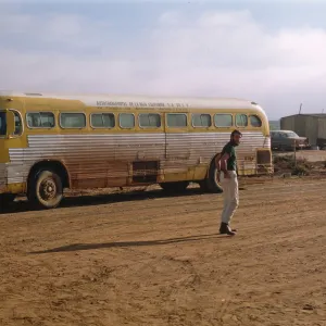 bus, Old Mill, San Quintin, Baja