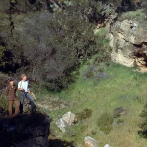 C.F. Smith and Sgt Warren C. Morse, type locality of Chilanthes couperae