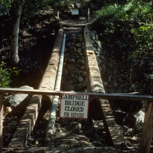 Campbell Bridge reconstruction 1988
