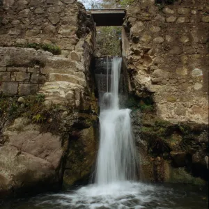 Mission Dam waterfall