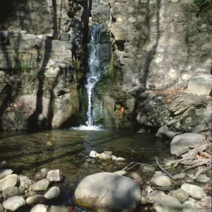Mission Creek pool beneath the Mission Dam
