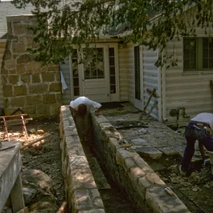 Constructing Home Demonstration Garden 