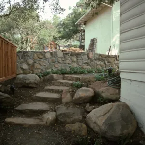 SBBG Home Demonstration Garden construction