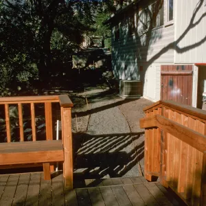 SBBG Home Demonstration Garden construction