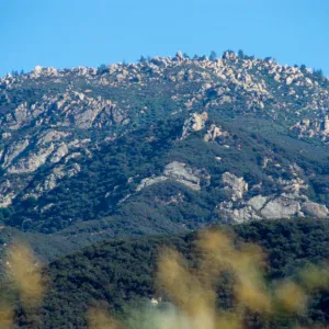 Santa Ynez Mountains from the Porter Trail