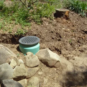 Tea House site prep